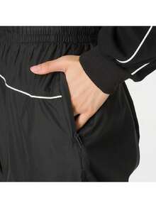 Under Armour Women's Sports Long Pants Pjt Rck Brahma Pant-BLK Woven Drawstring Cuffed Casual Fitness Running Workout 1373593-002 - Black - View 9