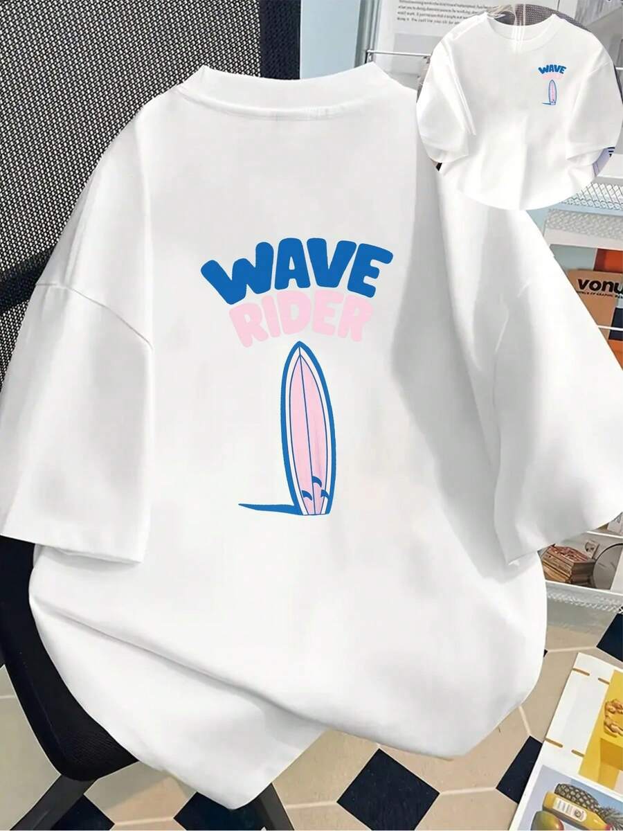 Women T-Shirts - 白色 - 查看 1