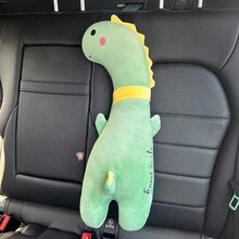 1pc Car Seat Belt Green, White, And Pink Shoulder Protection Covers - Large Size, Long Length, Polyester Material, Cute Animal Designs, Comfortable And Stylish, Perfect For Youngsters' Cars - A - View 11