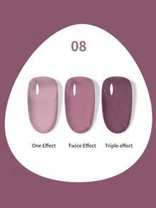 Hassleless 1pc 0.5oz (15ml) Translucent Nude Pink Gel Nail Polish - Use LED Nail Gel, Create Long-Lasting Nails In Minutes, Suitable For All Seasons - Multicolor - View 26