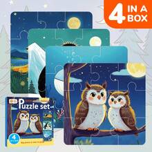 beartale 36pcs/Set Parent-Child Animal Puzzle Toys, Montessori Games, Parent-Child Matching Games, Colorful Preschool Educational Toys, Fine Motor Skills Activities, Early Learning Classroom Teaching Aids, Children's Birthday Gifts, Back To School, Halloween, Christmas - Multicolor - View 5