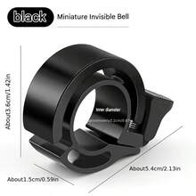 Mini Hidden Bicycle Bell, Super Loud 90dB/High-Pitch Aluminum Alloy Invisible Horn, Suitable For Mountain/Road Bike Riding In Multiple Scenarios, Bicycle Safety Equipment, Bicycle Accessories - Multicolor - View 4