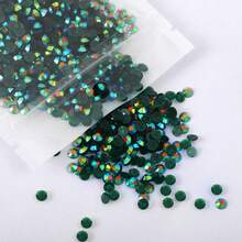 YONGNING 多色透明 AB 樹脂非熱熔水鑽 3-5mm 平底塑料水晶 DIY 裝飾套組 - 5mm 1100pcs - 查看 22