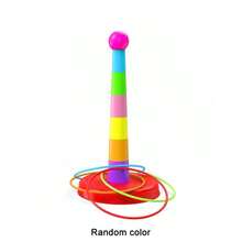 (Random Color) Colorful Plastic Sports Hoop Game Set, Suitable For Parties, Outdoor Play, Educational Games, Kindergarten Competitions, Booth Games, Christmas Gifts, Adult Games, Children's Party Gifts, Toys And Games, Kindergarten, Children's Toys, Christmas Game Parties, Games, Party Games, Children's Toys, Interactive Toys, Game Rooms, Sports Games, Toys, Drinking Games - 彩色 - 查看 9