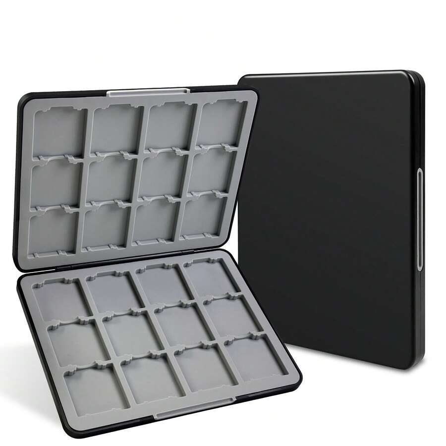 ONETIAOLONG 24 Slots Game Card Storage Case,Portable Cartridge Holder Box Compatible With Nintendo 3DS, 3DS XL, 2DS, 2DS XL, DS, DSi, DSi XL - View 1