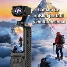 4K High Definition WiFi Action Camera, Handheld Video Recording Camera, Equipped With 270 Degree Rotating Lens, 2 Inch Display Screen, 64GB SD Card, Loop Recording Function, 7 Hours Battery Life, Built-In Microphone, Suitable For Outdoor Sports - View 5