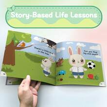 Bunny's Big And Small Day – 幼兒可愛對比學習書 | 與可愛小兔一起學習大與小 - 兔子的大大小小的一天 - 查看 6