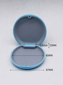 Orthodontic Retainer Storage Box With Mirror, Magnetic Portable Invisible Braces And Denture Case, Detachable Slim Travel Storage Box, Suitable For Retainers, Night Guards, Home And Travel Essential - Multicolor - View 8