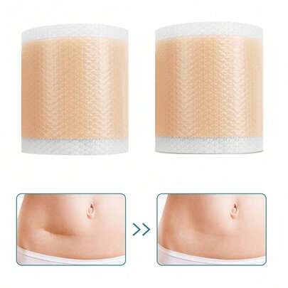 Silicone Scar Patch, Concealing And Covering, Also Suitable For Surgical Scar Repair And Tattoo Concealment. Alcohol-Free, Suitable For Men And Women.