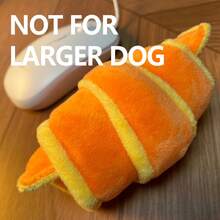 1pc Small Sushi Shaped Plush Dog Toy, Squeaky Chew Toy, Suitable For Extra Small Puppies Only - Multicolor - View 1