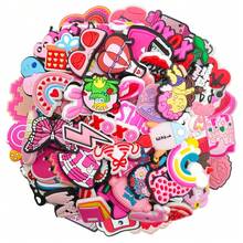 Random Series 10/30/50/100 Pcs DIY Shoe Charms, For Keychains, Sandals, Beach Bags, Etc., PVC Material, For Clogs, Etc. - Multicolor - View 6