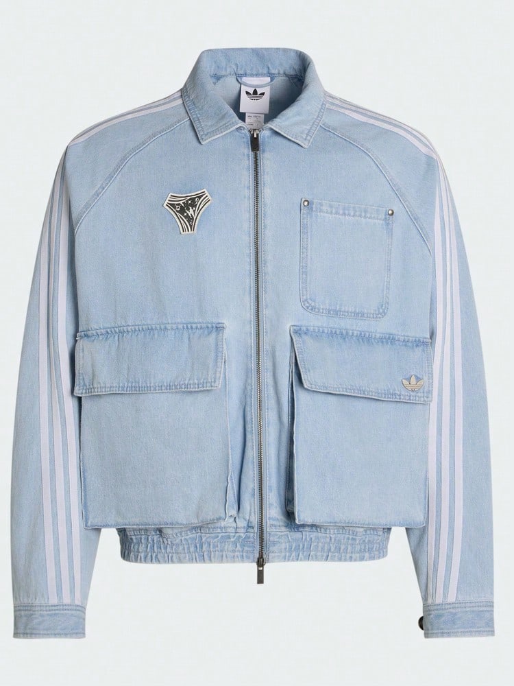 Adidas Originals Men's Denim Jacket KX4824 - Blue - View 1