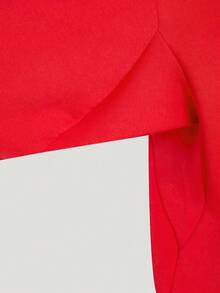 Adidas Men's ST 3ST SWT Knit Pullover Sweatshirt KR2516 - Red - View 5