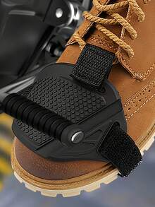 Motorcycle Gear Shift Shoe Cover Pad Riding Gear Shift Lever Pad Honeycomb Anti-Slip Shoe Face Protective Cover Gear Shift Boot Cover Gear Shift Boot Protector Cycling Gear For Bicycles Motorcycles Cycling Enthusiasts Cycling Equipment - Multicolor - View 2