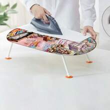 1 buah Sarung Papan Setrika Cetak Datar 2D dengan Berbagai Pilihan Pola, Tahan Panas, Tepi Elastis, Pengganti Sarung Pelindung Papan Setrika untuk Penggunaan Mencuci Pakaian di Rumah - A - View 37