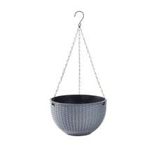 Plastic Woven Hanging Planter Basket Wall-Mounted Hanging Pot For Spider Plant, Pothos, Succulents, Thickened Resin For Balcony - New Model - View 11
