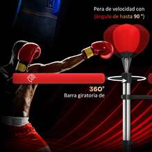 HOMCOM Punching Bags & Sand Bags - Red - View 2