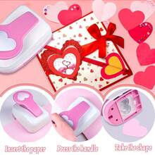 1 Inch 25mm Heart Paper Hole Puncher Cutter Tool Daily Fashion Heart Shape 1 Inch 25mm DIY Portable Suitable For Paper Crafts Cardmaking Scrapbooking For Journaling For Student - 1 Inch 25mm Heart Puncher - View 5