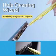 Phone Charging Port Dust Cleaning Tool, Earpiece Dust Removal, Speaker Hole Cleaning Brush, Phone Port Cleaning Gadget - A - View 5