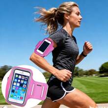 Outdoor Sports Armband - Fits Touchscreen Phones (Up To 7 Inches Screen Size) Phone Holder For Running - Lightweight Reflective Sports Armband With Adjustable Strap - Suitable For Jogging And Cycling - Multicolor - View 13