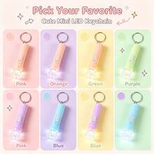 Macaron Random Color LED Keychain Flashlight, Wholesale Mini Flashlight Set, Suitable For Party Favors, Classroom Rewards, Holiday Gifts - Flashlight - View 6