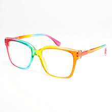 1pc Fashionable Women's Reading Glasses, Popular Candy Color, Youthful Appearance, Comfortable Spring Temple, Daily/Work/Essential Women's Reading Glasses - Rainbow - View 13