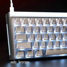 131 White Prism Keycaps, Cherry Height, Translucent, ABS+PC Material, Compatible With Cherry/Gateron MX Switches, Suitable For Gifts And Personal Use, Hot-Swappable Keycaps, Personalized Keycaps, Keyboard DIY, Customized Keycaps, Desktop Matching, Customized Keycaps, Keycap Set, Gaming Keycaps, Keyboard Accessories, Cute Keycaps - View 10