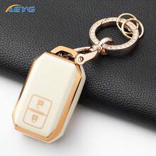 時尚 TPU 汽車遙控鑰匙保護套，適用於 Suzuki Ertiga、Swift、Wagon、R，2 按鈕防摔保護殼，適合無鑰匙遙控配件 - 鈴木C款 - 查看 15