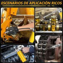 Pistola Engrasadora Neumática MURAMAUDI 7000 PSI Kit 18 Pzs con Manguera 45 cm - A - Ver 8