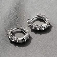 18K Gold Plated High-End Jewelry 925 Sterling Silver Rivet Stud Earrings For Women, Suitable For Daily Wear - Rivet Earrings - View 8