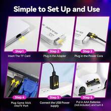 Mass Games Retro Game Console | Wireless TV Game Console With Over 20,000 Games, 19 Emulators, 4K Resolution Support, And Wireless Controller | Portable TV Game Device Suitable For Kids And Adults - View 2