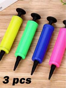 1pc/3pcs/Set Balloon Air Pump, Portable Handheld Inflator, Manual Balloon Blower, Suitable For Birthday Parties, Celebrations, Weddings And Other Occasions, Balloons (Random Color) (Recommended To Use Large Size For Daily Use, Not Recommended To Use Small Size In Large Quantities) - New - View 11
