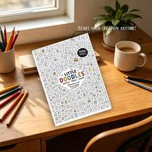 5000+ Doodle Tracing & Coloring Book, 28.45*20.83cm Large Format, Single-Sided Thick Paper, Ink-Resistant, Massive Collection Of Cute Doodle Patterns, Combines Line Tracing & Coloring,Enhancing Creativity, Beautifully Designed - Single Piece - View 7