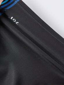 361degree 361° Men's Square Leg Swim Trunks With Drawstring Waist, Fits Multiple Waist Sizes Black - Black - View 7