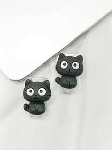 1pc/2pcs Cat Theme Charging Cable Protector, Suitable For Phone Charging Cables, Durable And Tear-Resistant, Perfect Gift For Christmas/New Year/Birthday, Smartphone Charger Accessory, Desktop Cable Organizer, Fun Cable Sleeve - Multicolor - View 18