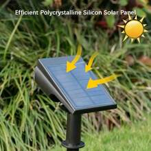 7 LED Solar Spotlight IP65 Outdoor RGB Solar Landscape Light Adjustable Brightness, Suitable For Garden Yard Trees Backyard Driveway Patio Lawn Decoration Path Light Spotlight - 1 - View 5