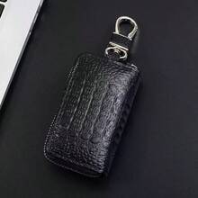 1pc Luxury Crown Faux Leather Keychain Box, Secure Zipper Car Key Holder, Durable Compact Design Suitable For Men And Women - Premium Car Accessory - A - View 9