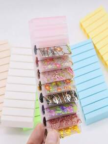 New Nail Art/10-Slot Mini Portable Transfer Paper Storage Box/Organizer Tool Case - Single Piece - View 8