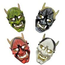 1pc / Retro Scary Funny Scary Samurai Mask - Party Role-Playing Prank Mask Demon Mask - Fun Design Durable Mask For Men And Women - Used For Party Costume Supplies. - Multicolor - View 8