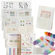 LAMYA 成人初學者手縫刺繡套件-循序漸進 DIY 十字繡教學,附圖案與所有必要縫紉用品 - Hand Embroidery Kit - 查看 7
