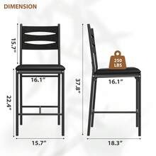 Dining Chairs - Black - View 2