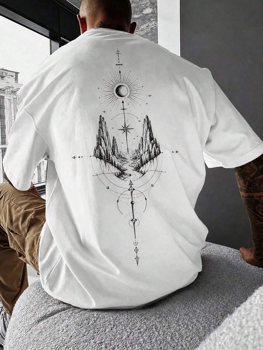 Men T-Shirts - 白11 - 查看 1