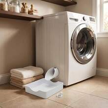 1 Stück Waschmaschinen-Auffangwanne, unverzichtbar für die Waschküche, Bodenschutzwanne, wasserdicht & auslaufsicher, langanhaltend Aufbewahrungslösung für Zuhause, Reinigungszubehör für den Waschbereich - Verschiedenfarbig - Übersicht 8