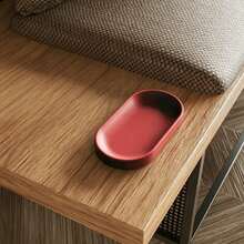 PLA Material Minimalist Matte Oval Storage Tray, Desktop Key & Jewelry Organizer - Multicolor - View 4