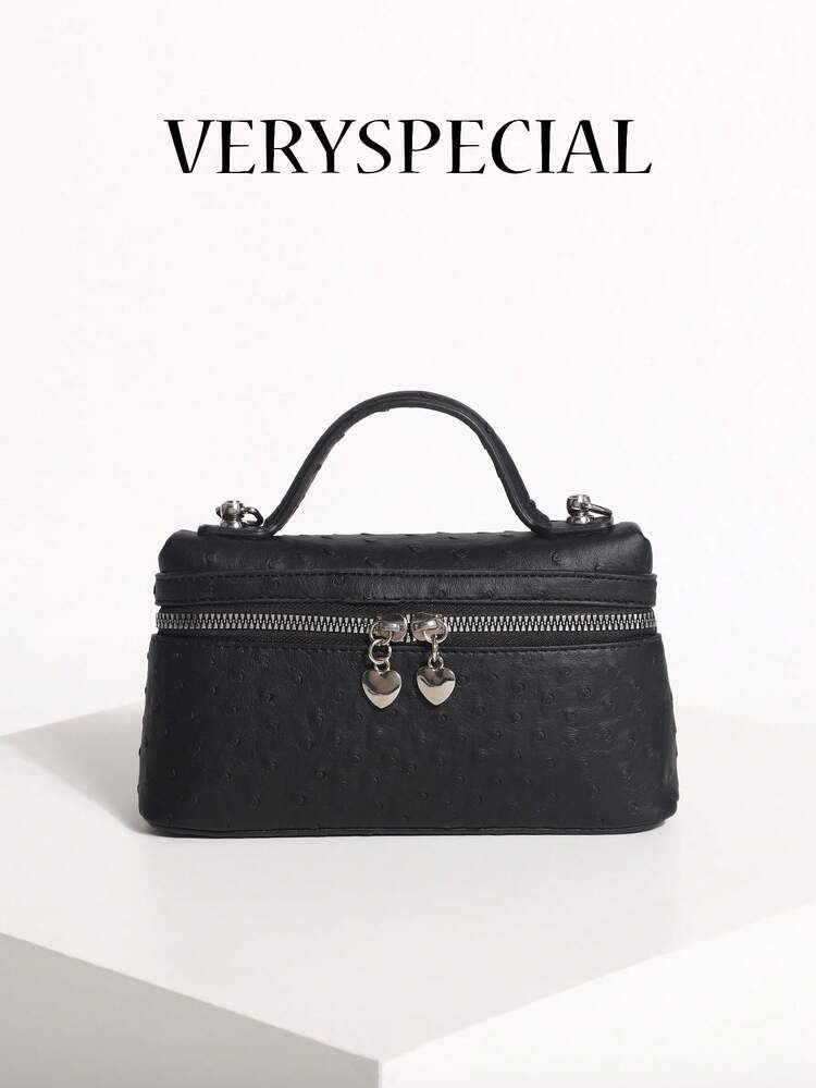 1pc Women's High-Quality Solid Color PU Embossed Woven Plaid Small Handbag, Ladies' Tote Bag With Handle, Crossbody Bag, Woven Tote - Multicolor - View 26