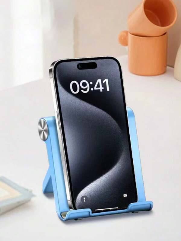 1pc Portable Foldable Phone Stand Desktop Holder Suitable For Smartphone And Tablet Storage And Carrying