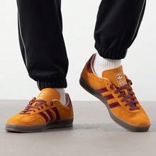 Adidas Originals GAZELLE Comfortable Versatile Thin Sole Lightweight Low-Top Sneakers Unisex Brown - Brown - View 2
