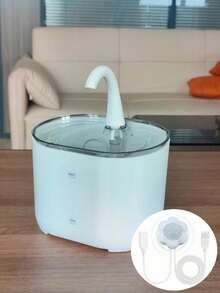 2.2L Cat Water Fountain, Automatic Quiet Filtered Water Dispenser, Suitable For Small And Medium Cats And Dogs, USB Style Without Adapter - Multicolor - View 17