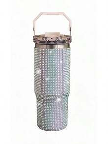 30oz Handheld Diamond Cup (Silver)