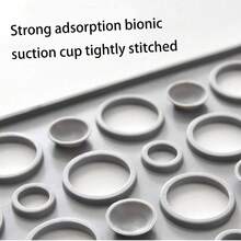1pc Non-Slip Bathroom Mat With Suction Cups, Round Hollow Design And Massage Rings, Quick Drainage, Suitable For Shower Room, Hotel Bathroom, Toilet And Bathtub, Back To School Essential, Great Gift Choice - Non-slip Massage Mat - View 11